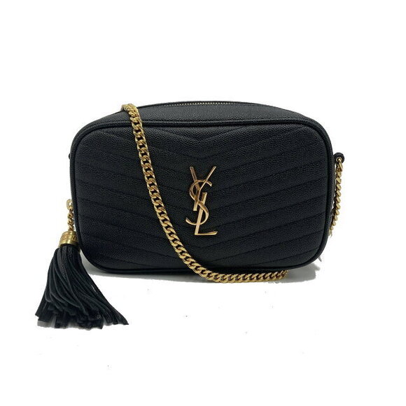 Saint Laurent Handbags - Saint Laurent Yves chain Shoulder Bag leather black